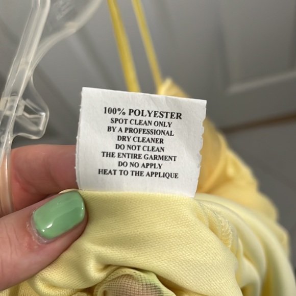 Yellow formal dress - Picture 6 of 6